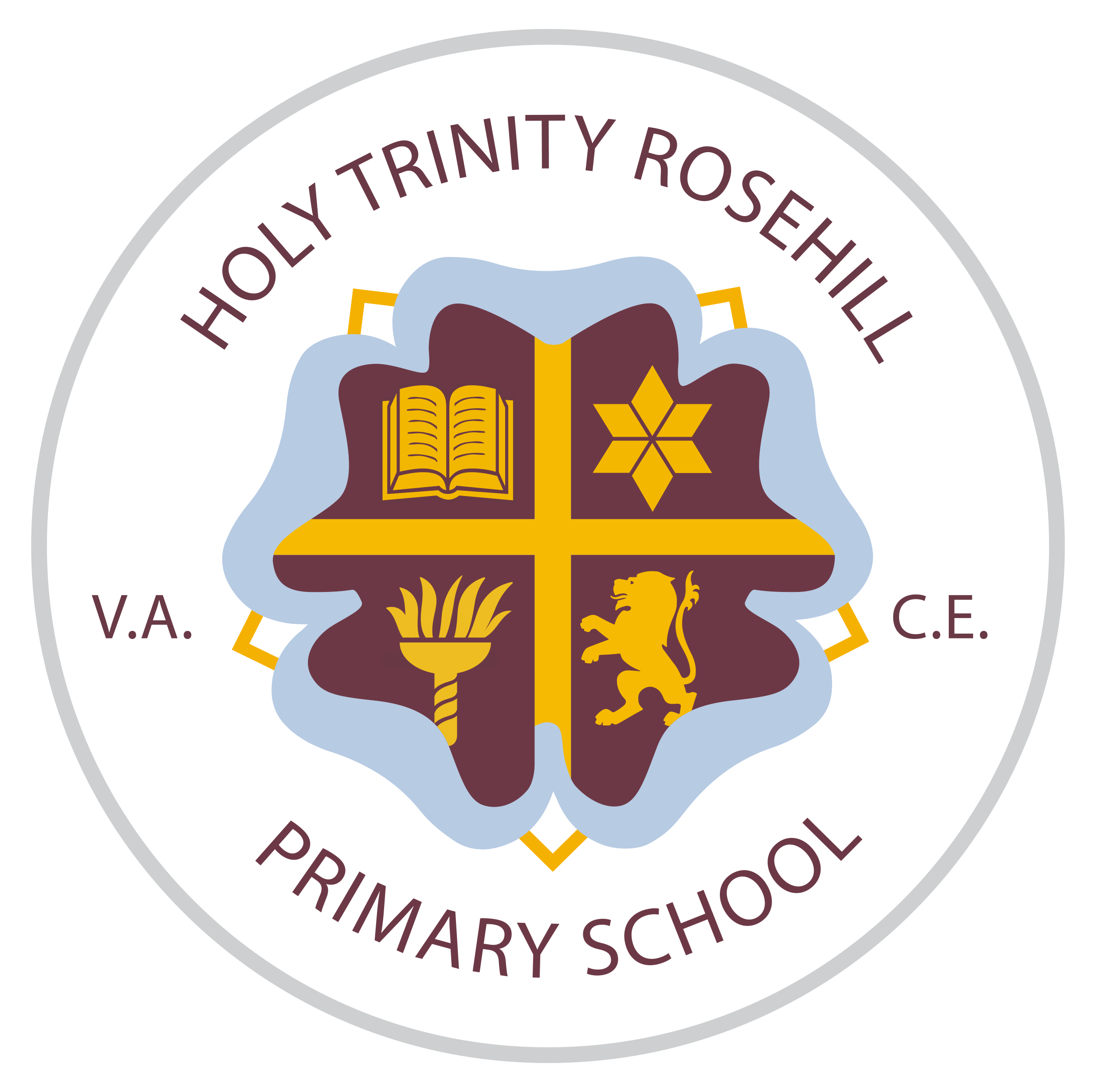 Holy Trinity Rosehill CofE Voluntary Aided Primary School logo