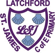 Latchford St James CofE Primary School logo