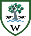 Woodrush High School logo