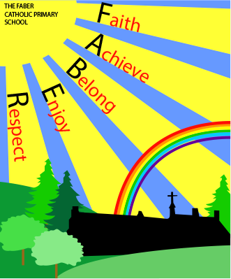 The Faber Catholic Primary School logo