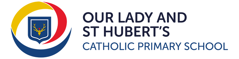 Our Lady and St Hubert's Catholic Primary School logo