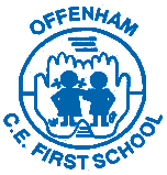Offenham Church of England First School logo