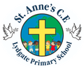 St Anne's CofE Lydgate Primary School logo