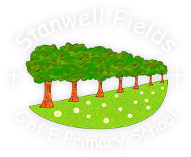 Stanwell Fields CofE Primary School logo