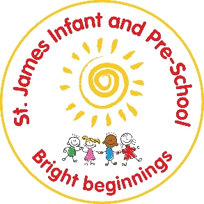 St James Infant School logo