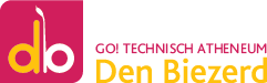 GO! technisch atheneum Den Biezerd logo