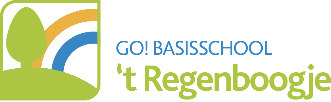GO! basisschool 't Regenboogje logo