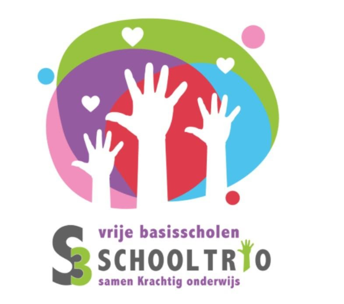 Vrije basisschool Schooltrio afdeling Klerken logo