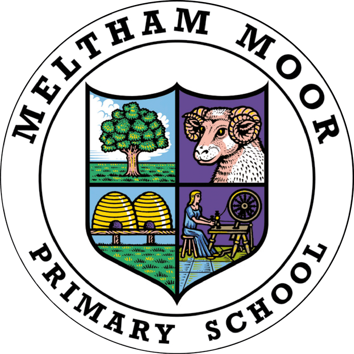 Meltham Moor Primary School logo