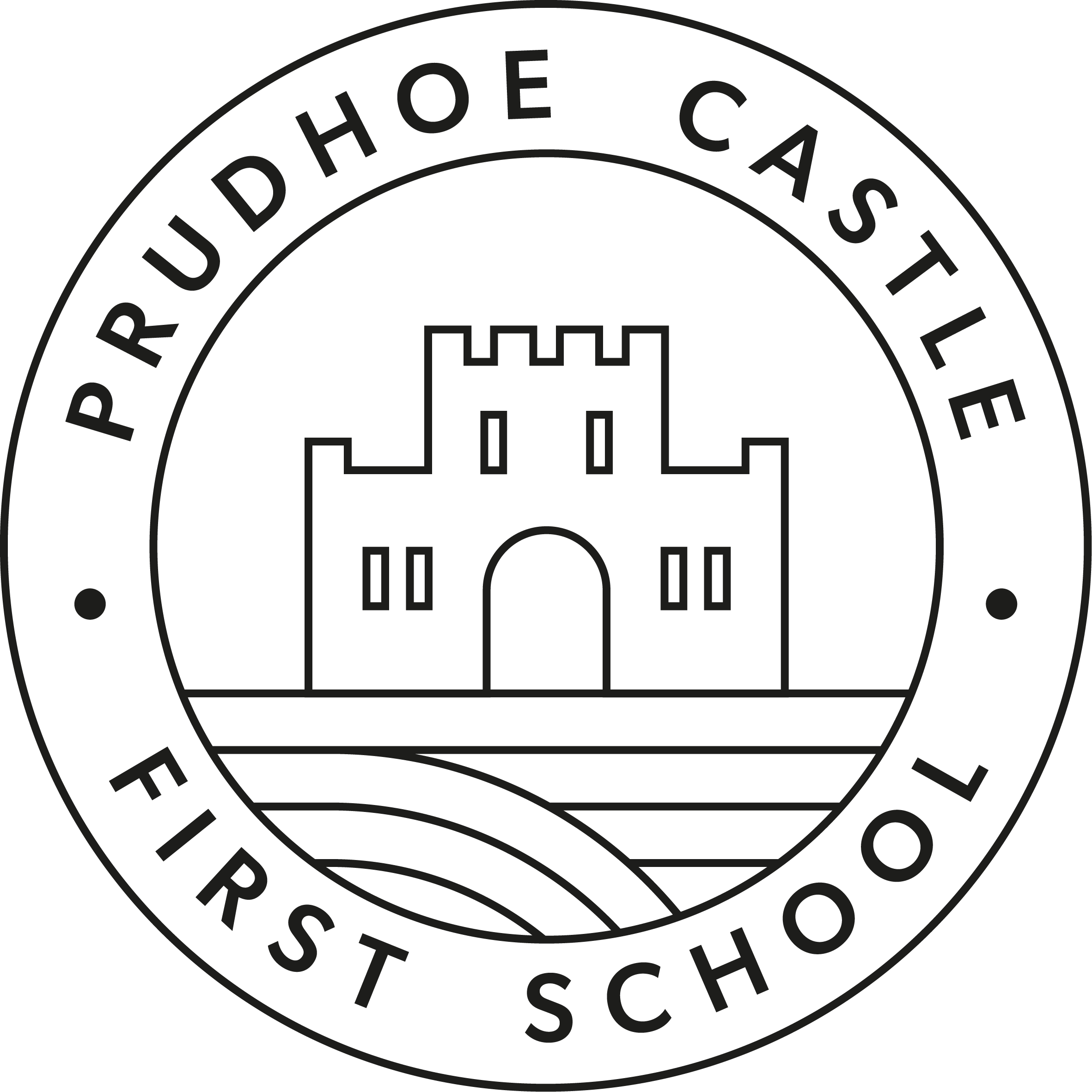 Prudhoe Castle First School logo
