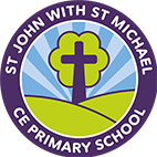 St John With St Michael Church of England Primary School logo