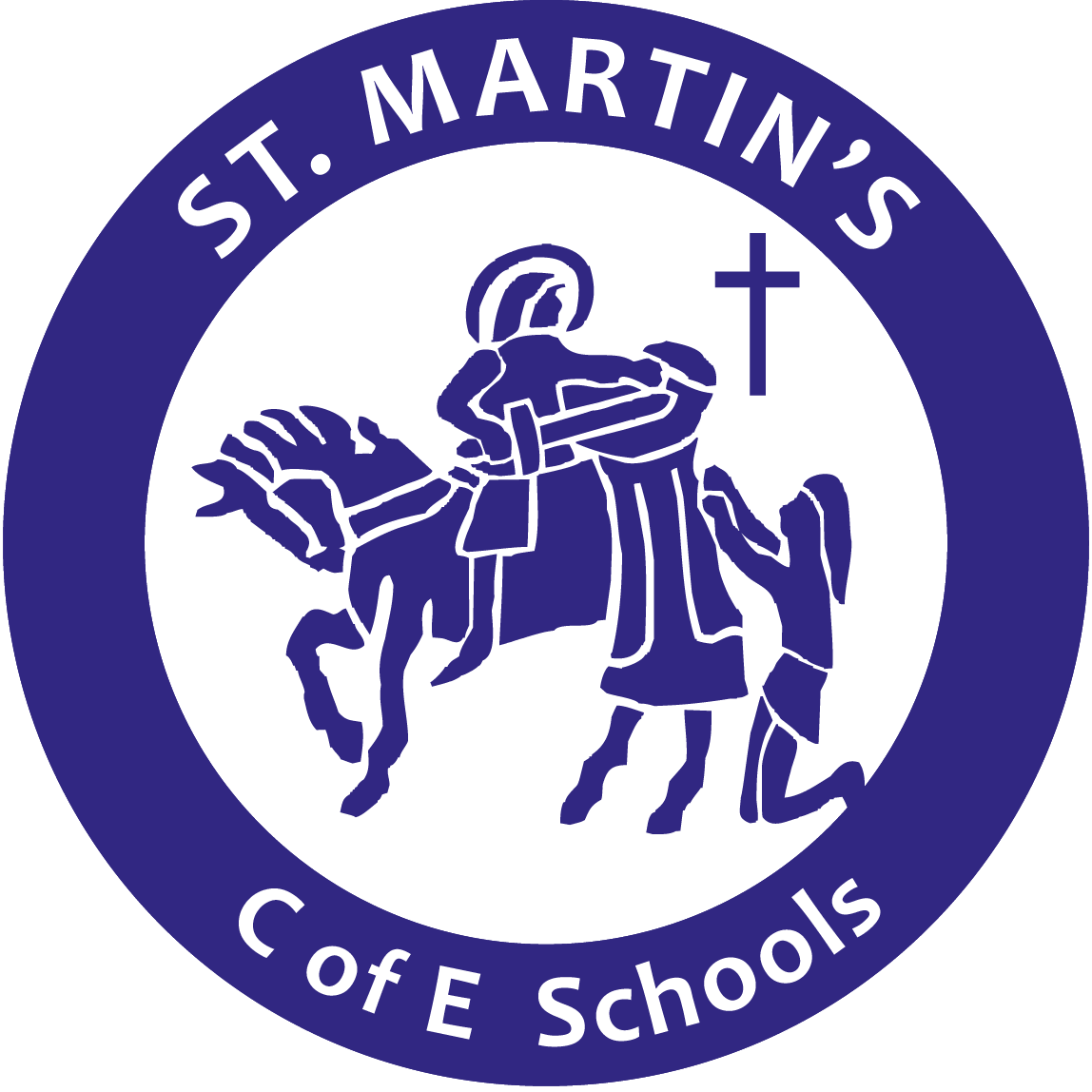 St Martin's Church of England Junior School logo