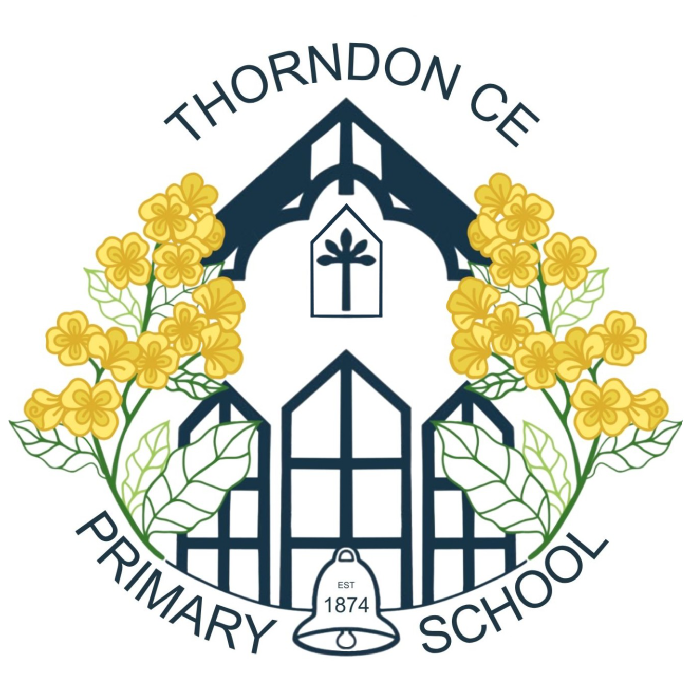 Thorndon Church of England Primary School logo