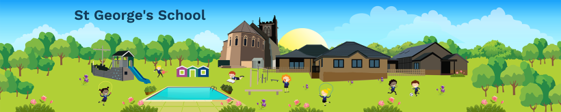 St George's Church of England School, Bourton logo