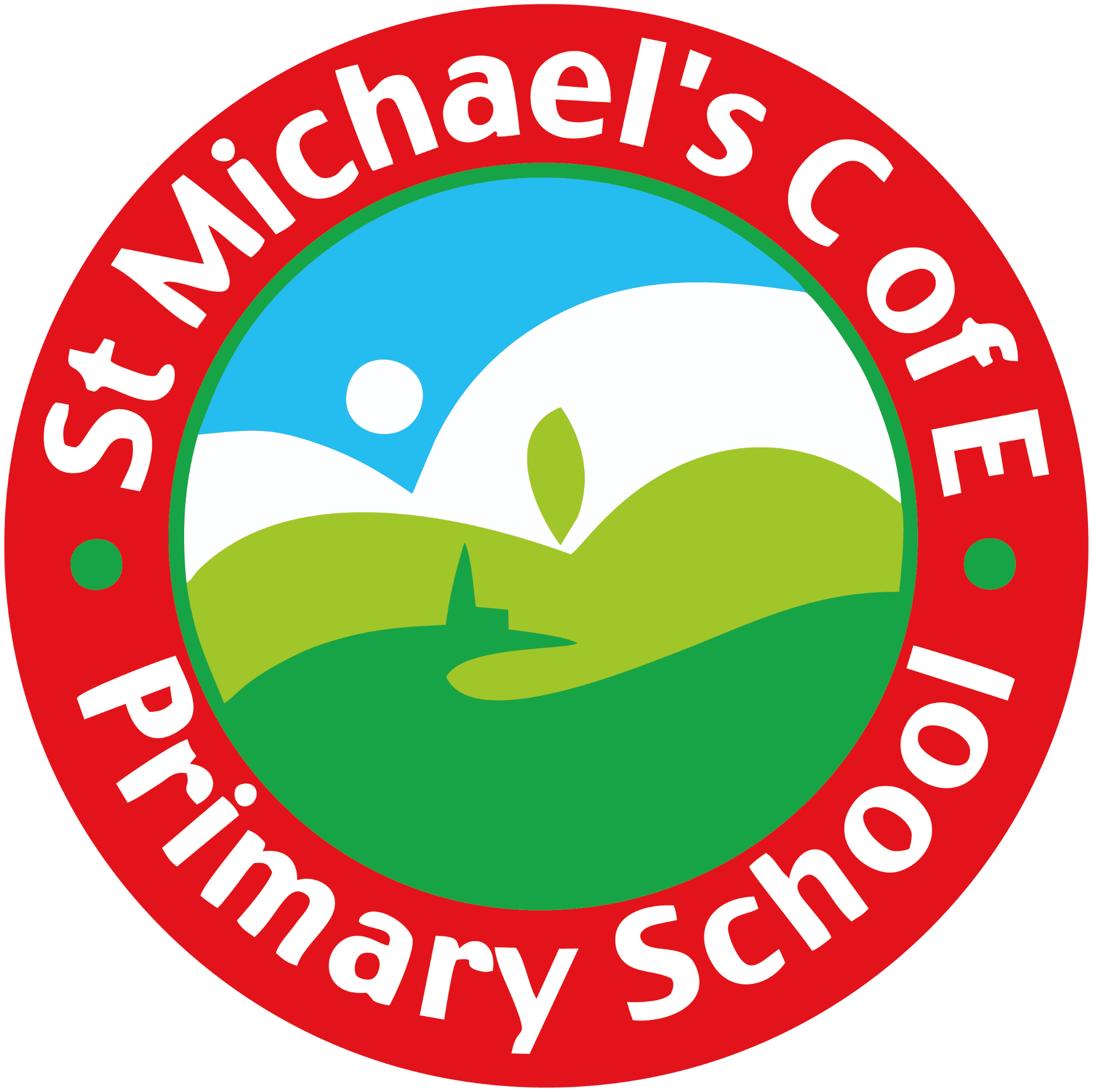 St Michael's Church of England Primary School, Winterbourne logo