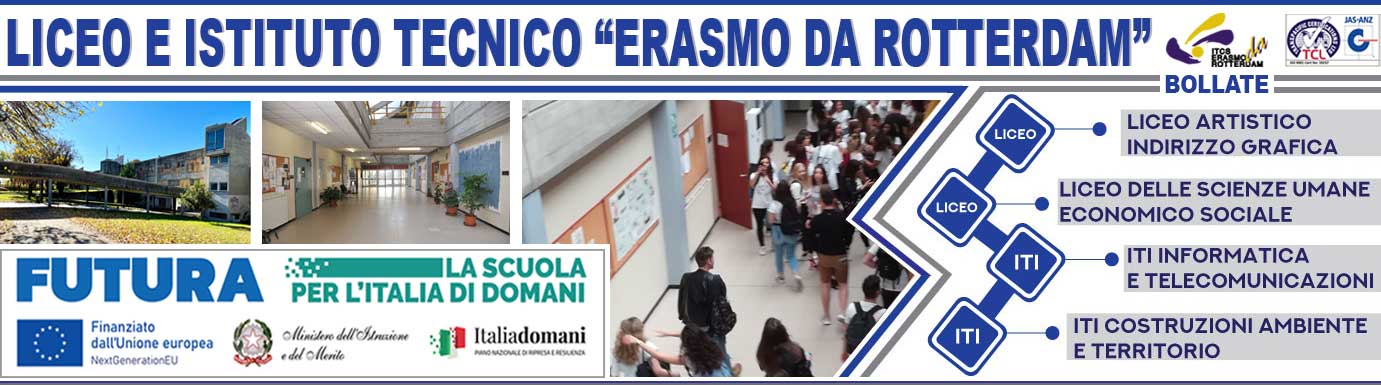 LICEO E ISTITUTO TECNICO-E. DA ROTTERDAM logo