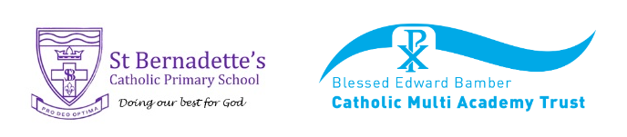 St. Bernadette's Catholic Primary School logo