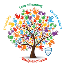 St Swithun Wells Catholic Primary School, Chandlers Ford logo