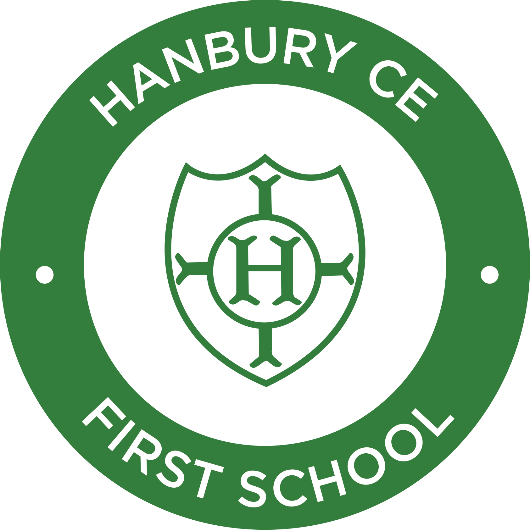 Hanbury CofE First School logo
