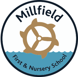 Millfield First and Nursery School logo