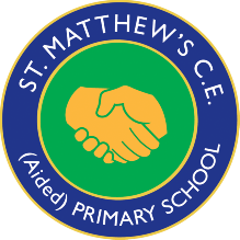 St Matthew's Church of England Aided Primary School and Nursery Centre logo