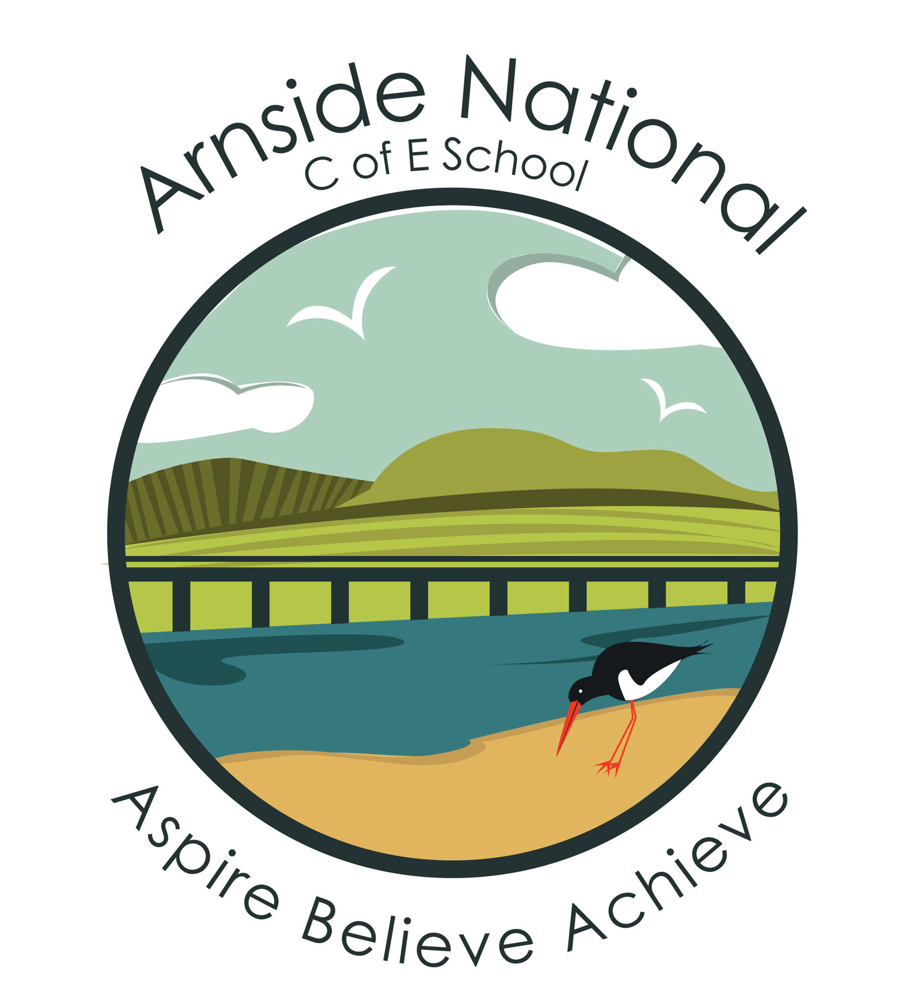 Arnside National CofE School logo