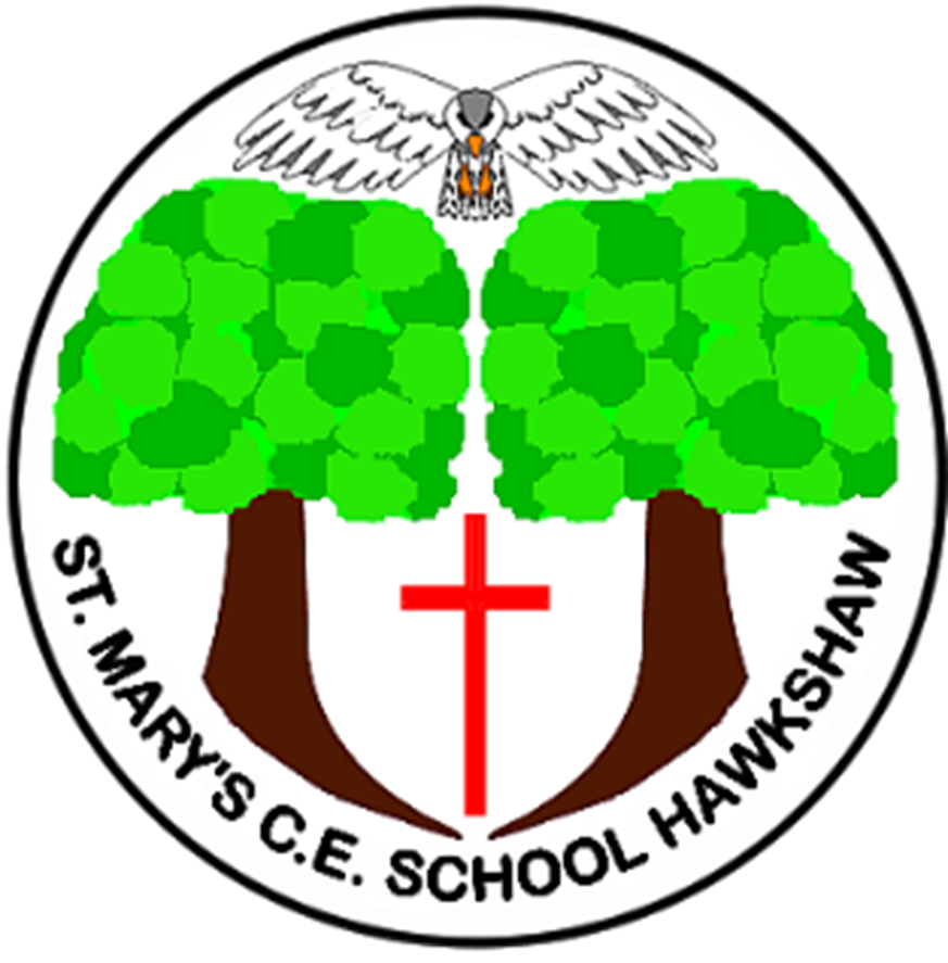 St Mary's Church of England Primary School, Hawkshaw logo