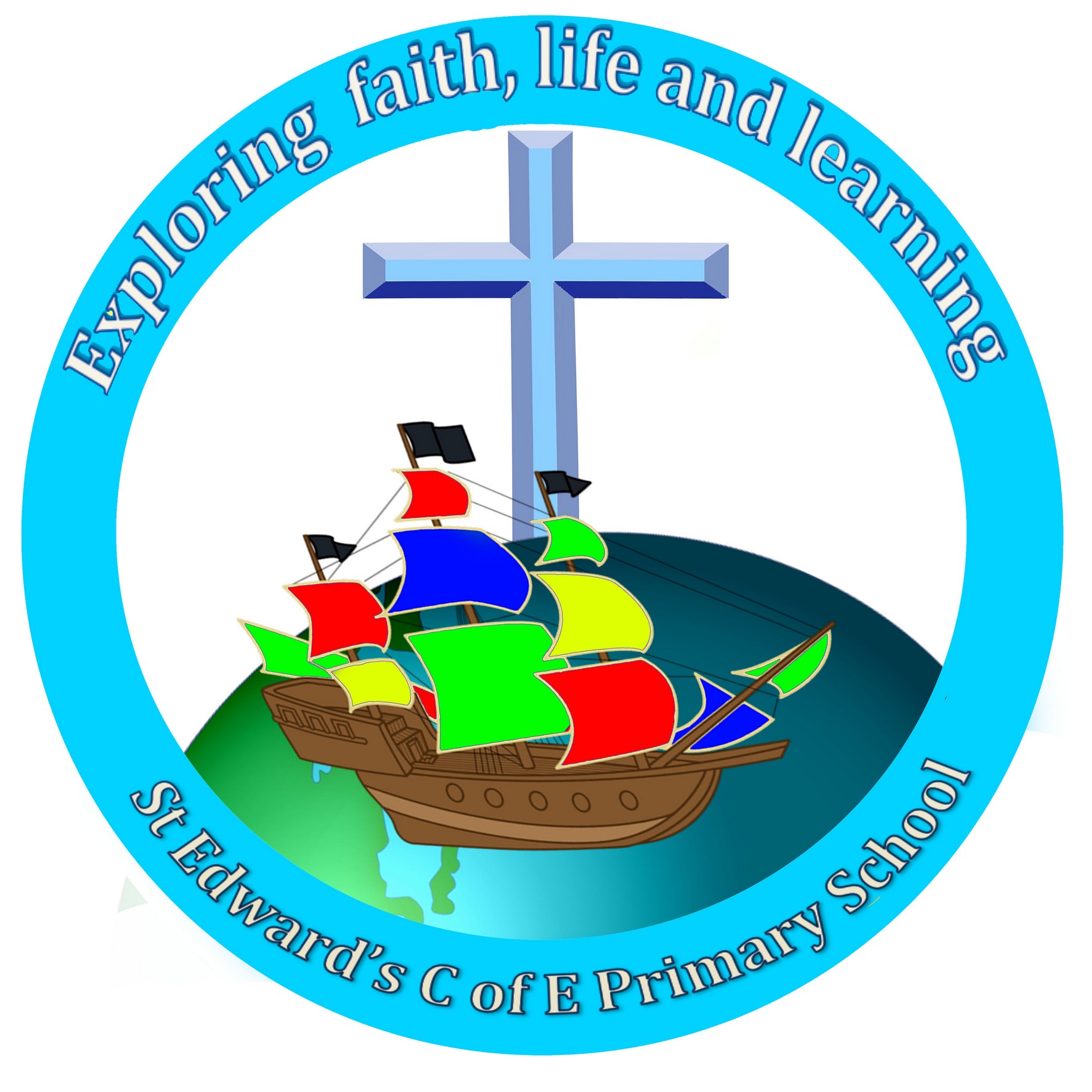 St Edward's Church of England Primary School logo