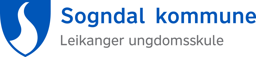 Leikanger ungdomsskule logo