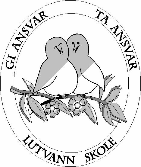 Lutvann skole logo