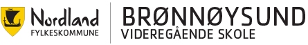 Brønnøysund videregående skole logo