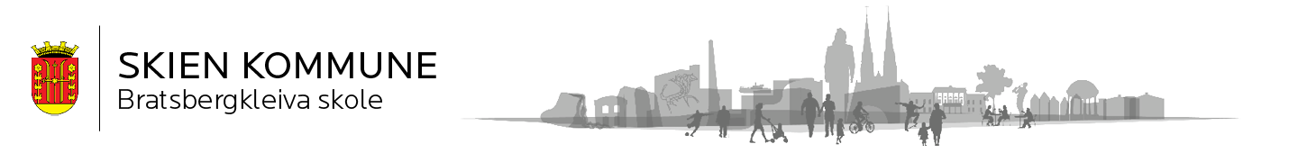 Bratsbergkleiva skole logo