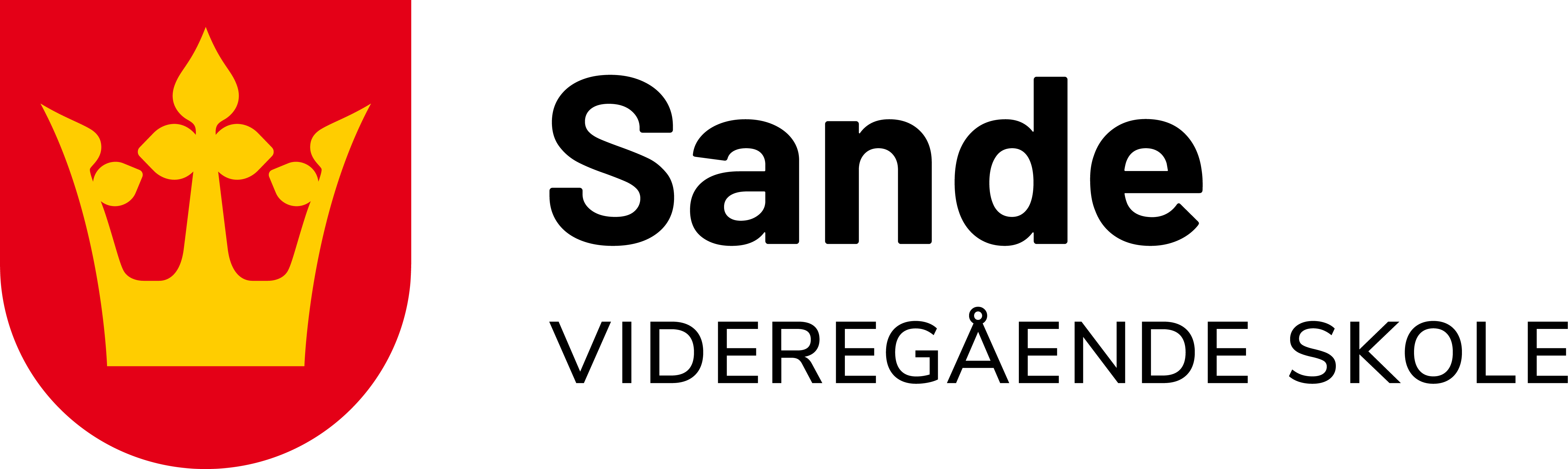 Sande videregående skole logo