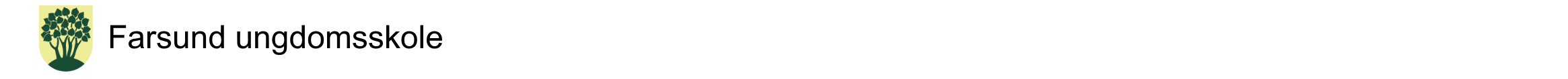 Farsund ungdomsskole logo