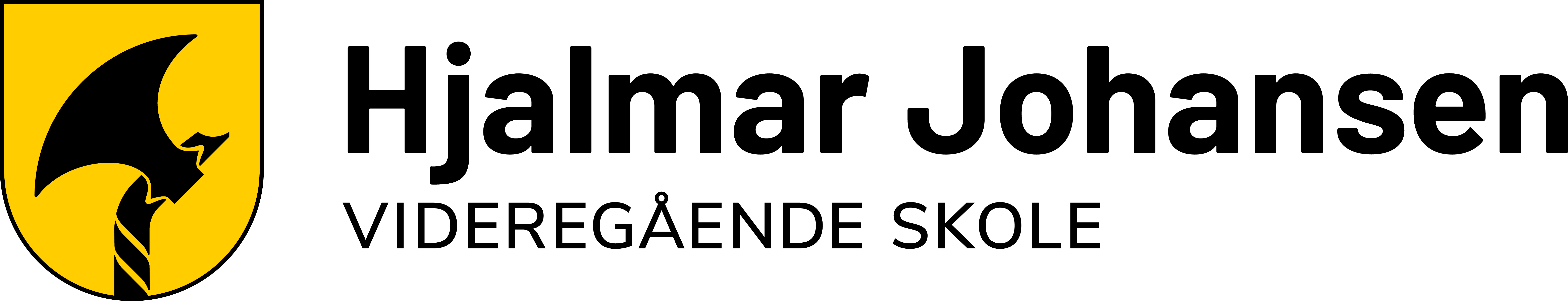 Hjalmar Johansen videregående skole logo