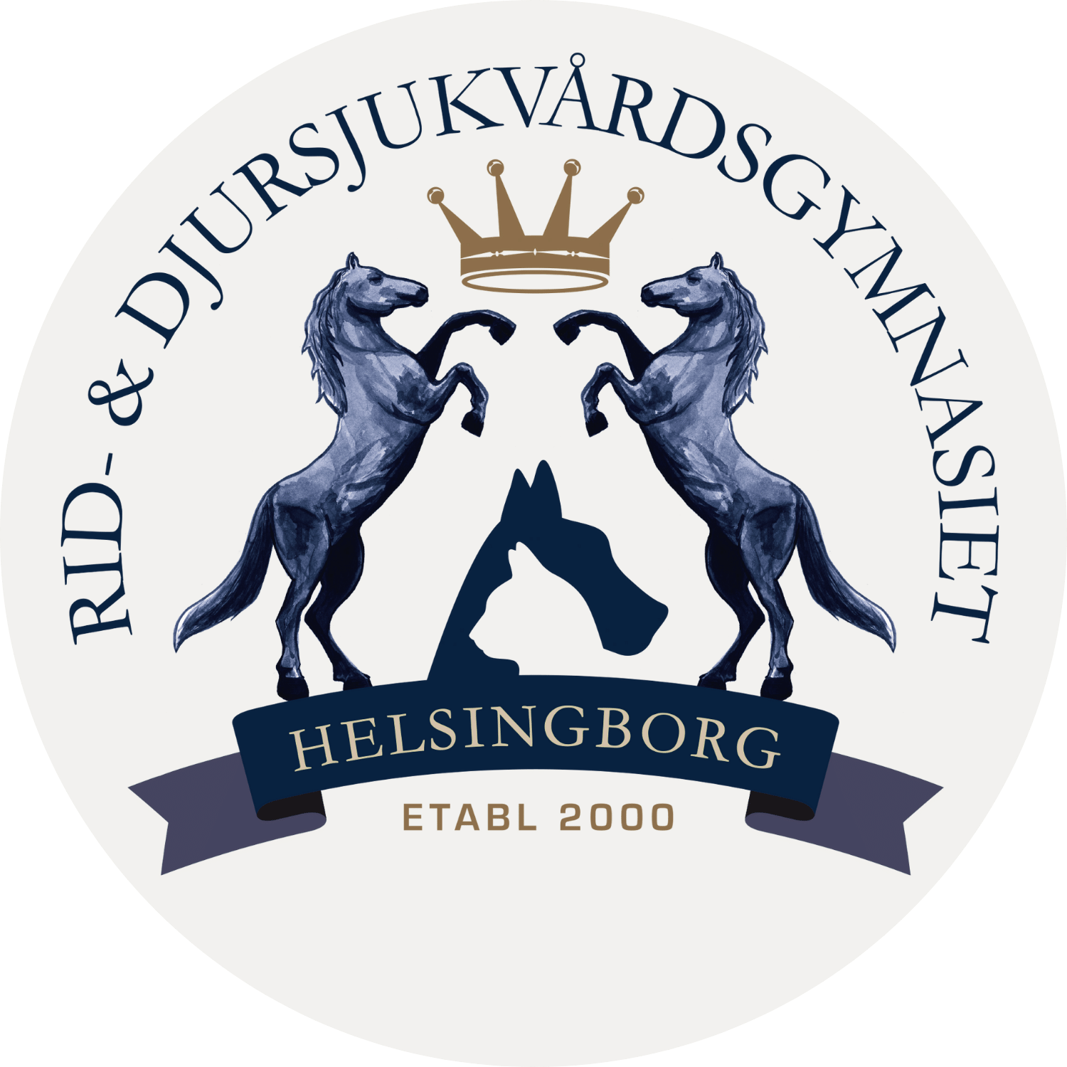 Rid- & Djursjukvårdsgymnasiet, Helsingborg logo