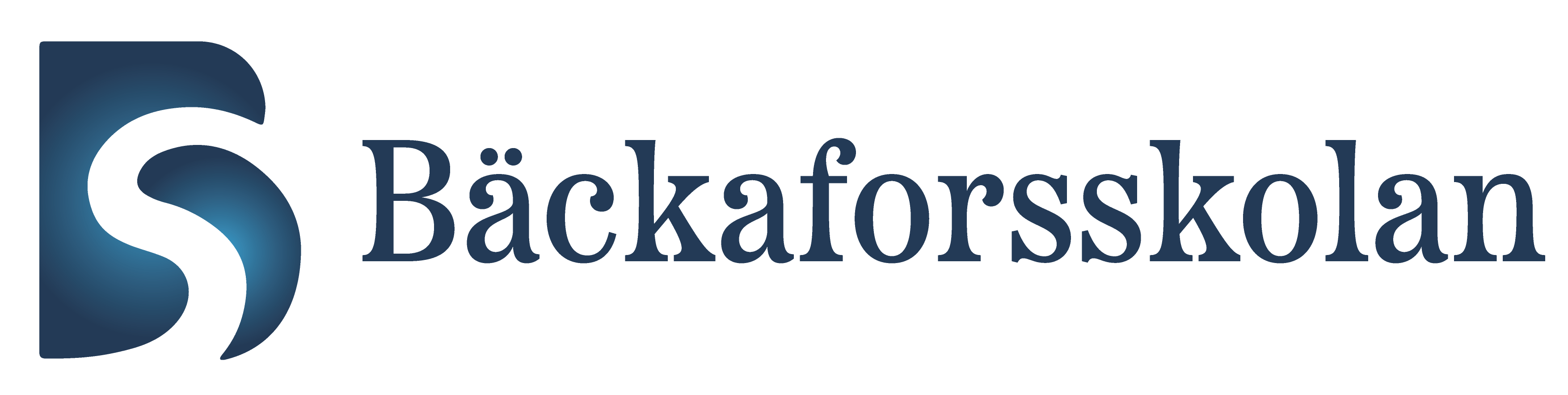 Bäckaforsskolan logo
