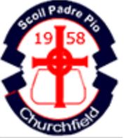 Scoil Padre Pio N S logo