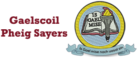 Gaelscoil Pheig Sayers logo