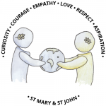 St Mary and St John Church of England Primary School logo